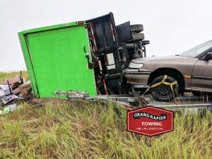 Car Trailer and Grand Rapids Tow Truck